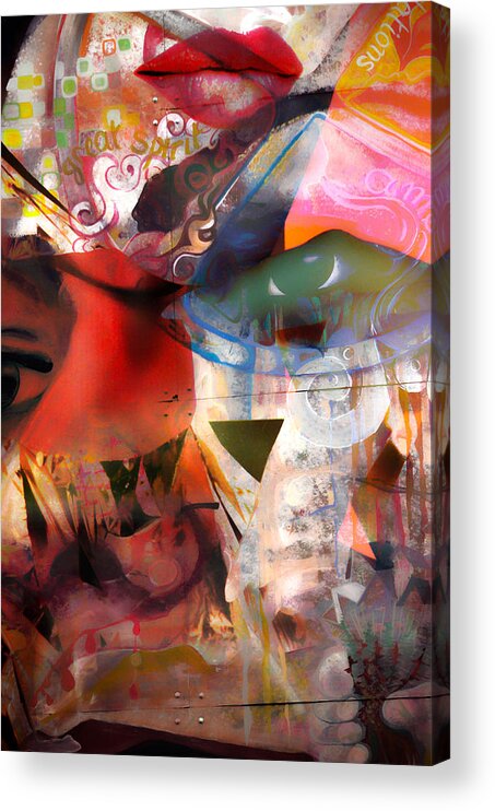 Abstract Acrylic Print featuring the photograph Elements Of Estrogen by J C