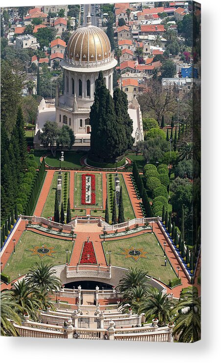 Photography Acrylic Print featuring the photograph Elevated View Of The Terraces by Panoramic Images