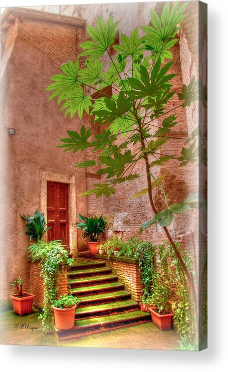 Door Acrylic Print featuring the photograph Entrance by Will Wagner