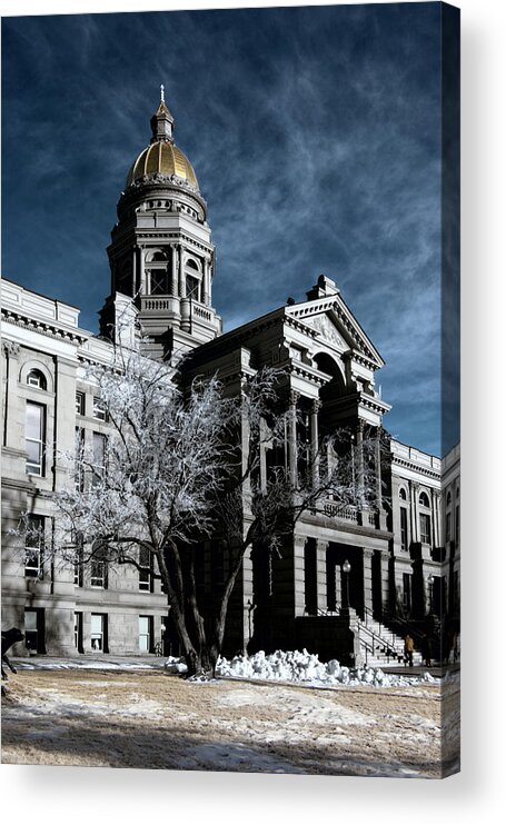 Wyoming Acrylic Print featuring the photograph Equality State Dome by Greg Collins