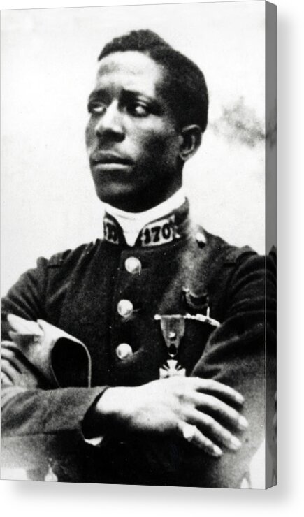 Aviation Acrylic Print featuring the photograph Eugene Bullard, Wwi American Pilot by Science Source