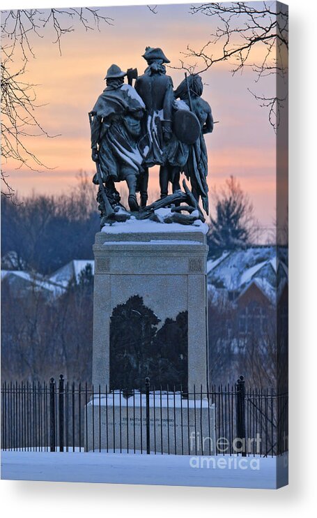 Fallen Timbers Acrylic Print featuring the photograph Fallen Timbers Monument 7642 by Jack Schultz