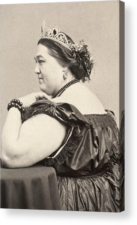 19th Century Acrylic Print featuring the photograph Fat Lady, 19th Century by Granger