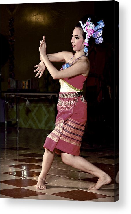 Dance Acrylic Print featuring the photograph Festival Folk Dance by Ian Gledhill