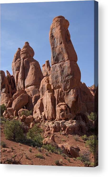 Scenics Acrylic Print featuring the photograph Fiery Furnace by John Elk