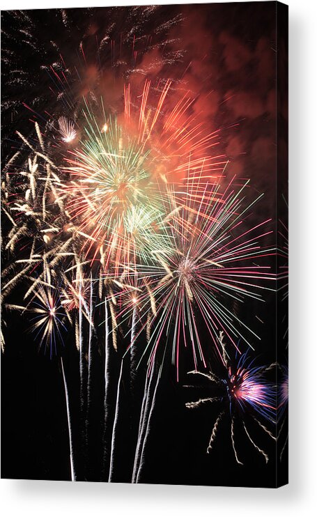 Fourth Of July Acrylic Print featuring the photograph Finale by Harold Rau