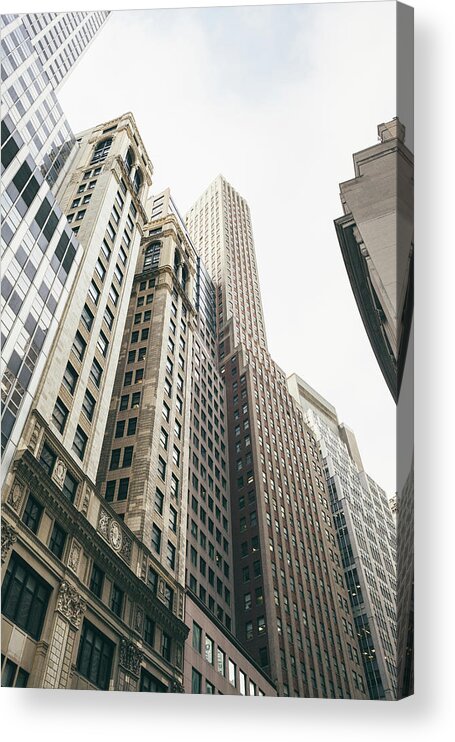 Tranquility Acrylic Print featuring the photograph Financial District, New York City by Tuan Tran