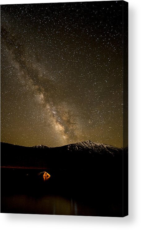 Rock Acrylic Print featuring the photograph Fire and Sky by Greg Wyatt