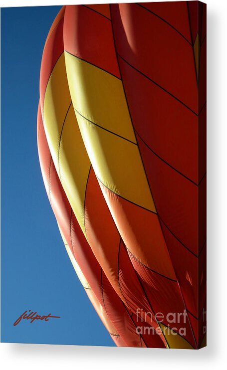 Hot Air Balloon Acrylic Print featuring the photograph First Light by Bon and Jim Fillpot