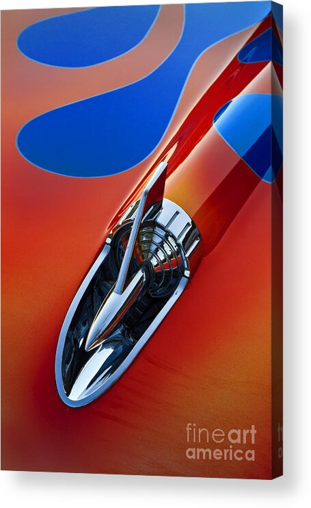 Transportation Acrylic Print featuring the photograph Flamin' '57 by Dennis Hedberg