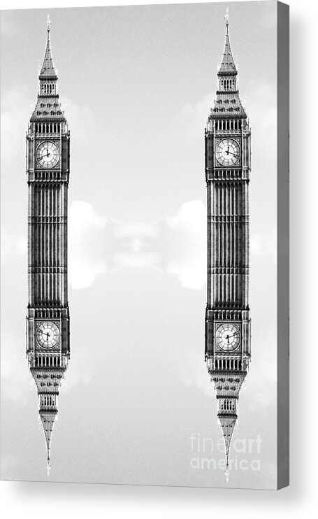 Big Ben Acrylic Print featuring the photograph Floating Towers by Jessica Panagopoulos