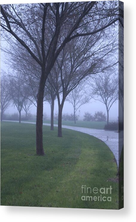 Fog Acrylic Print featuring the photograph Fog by Kerri Mortenson