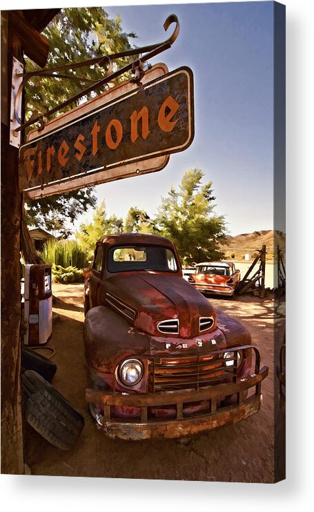 Ford Fever Acrylic Print featuring the photograph Ford Fever by Priscilla Burgers