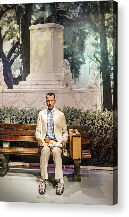 Tom Hanks Acrylic Print featuring the photograph Forrest Gump #1 by Mountain Dreams