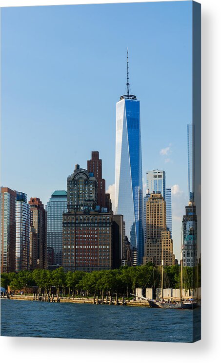 Freedom Tower Acrylic Print featuring the photograph Freedom Tower 2 by Frank Mari