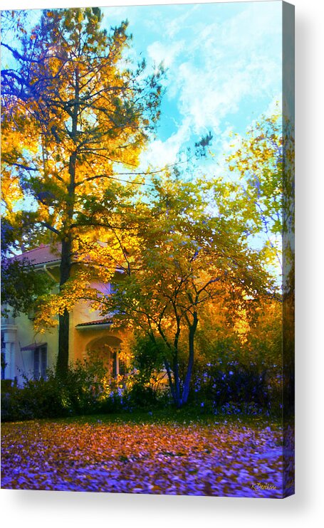 Autumn Acrylic Print featuring the photograph Frost On The Pumpkin by Kathy Besthorn