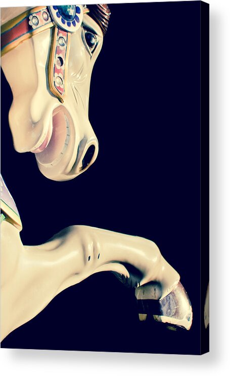 Carousel Acrylic Print featuring the photograph Frozen by Caitlyn Grasso