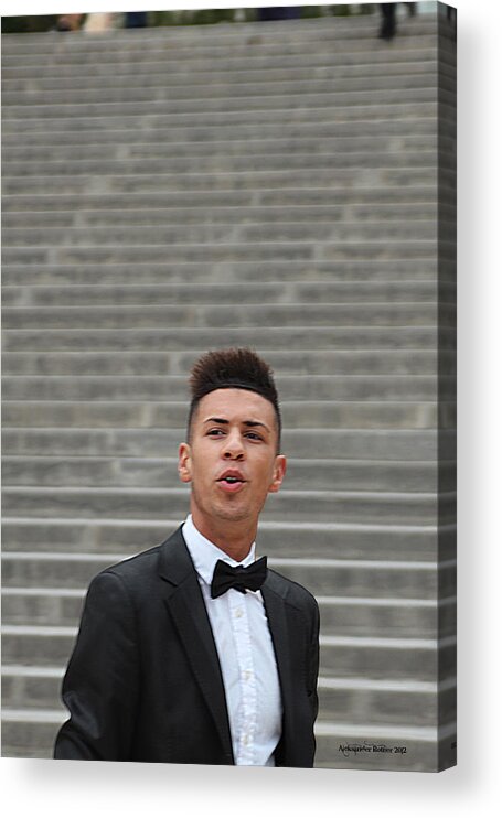 Waiter Acrylic Print featuring the photograph Garcon by Aleksander Rotner