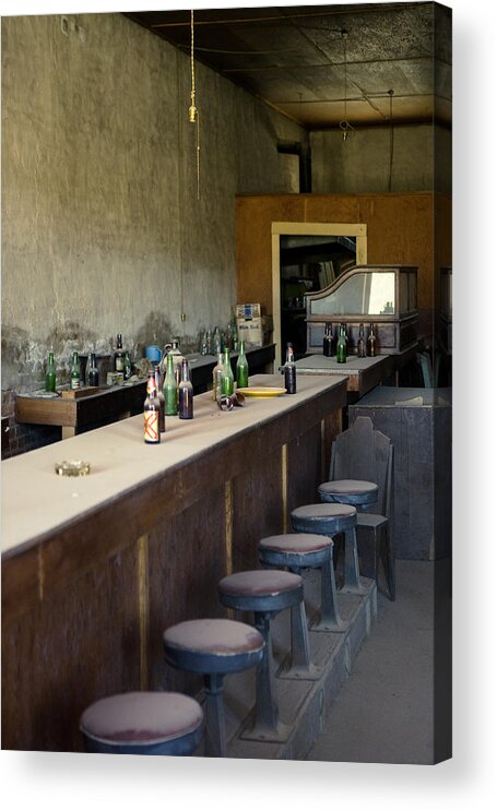 Bar Acrylic Print featuring the photograph Ghost Town Saloon by Bryant Coffey