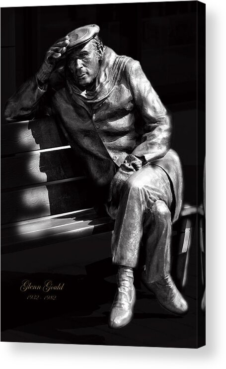 Pianist Acrylic Print featuring the photograph Glenn Gould by Andrew Fare