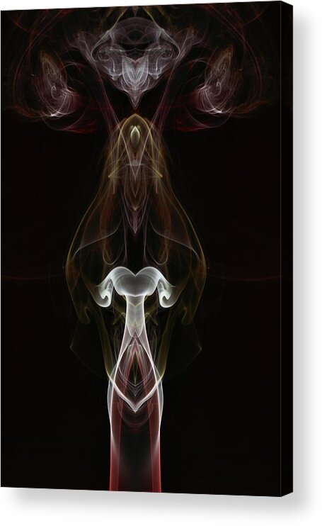 Smoke Art Acrylic Print featuring the photograph God and Goddess by Mike Farslow