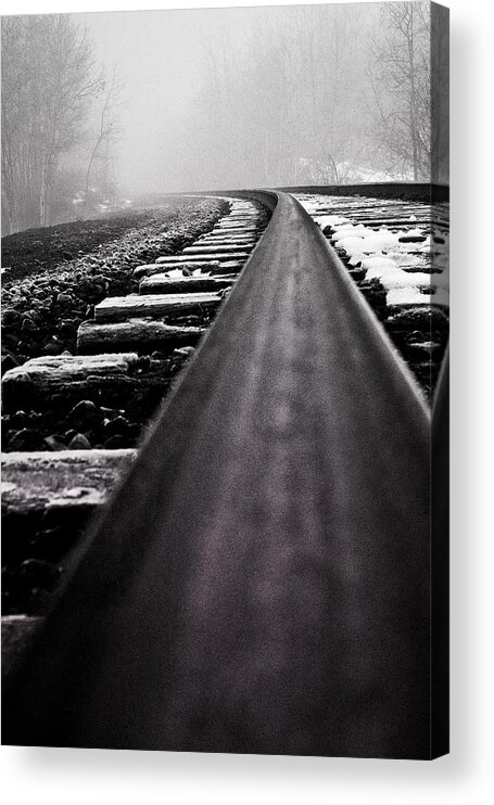 Railroad Acrylic Print featuring the photograph Going Home by Daniel Martin