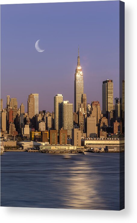 42nd Street Acrylic Print featuring the photograph Golden Empire by Susan Candelario