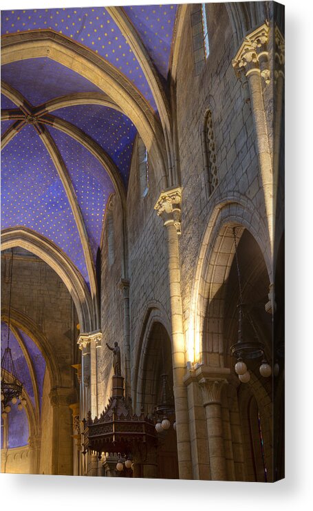 City Of Neuchatel Acrylic Print featuring the photograph Grand Arches by Charles Lupica