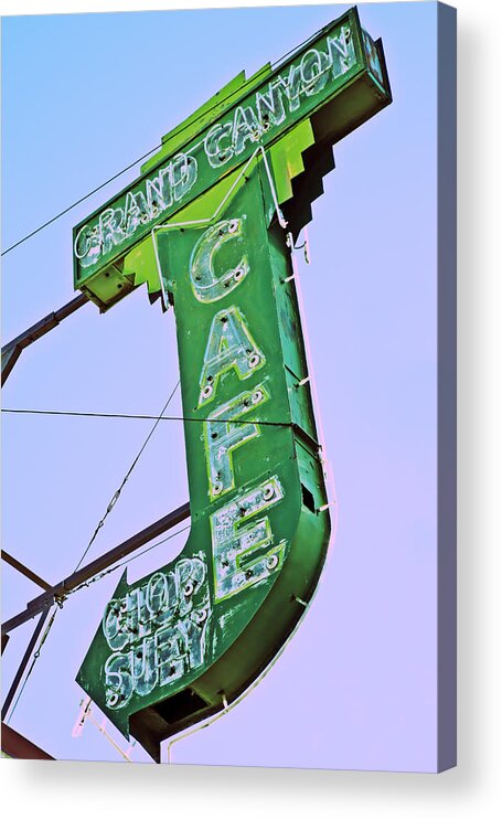 Photography Acrylic Print featuring the photograph Grand Canyon Cafe by Gigi Ebert