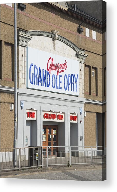 Country And Western Music Acrylic Print featuring the photograph Grand Ole Opry, Glasgow by Theasis