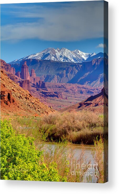 Colorado River Acrylic Print featuring the photograph Grand Views by Sue Karski