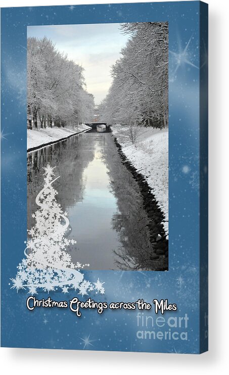 Distance Acrylic Print featuring the photograph Greetings Across the Miles by Randi Grace Nilsberg