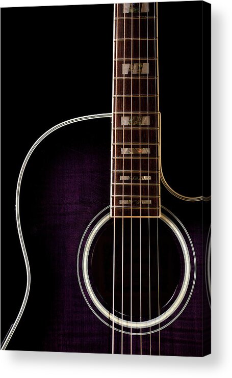 Music Acrylic Print featuring the photograph Guitar by Daniel T Jester