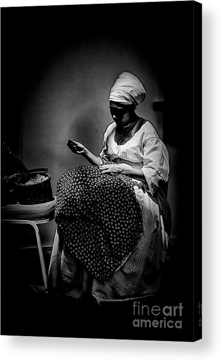 Woman Acrylic Print featuring the photograph Handmade by Nicola Fiscarelli
