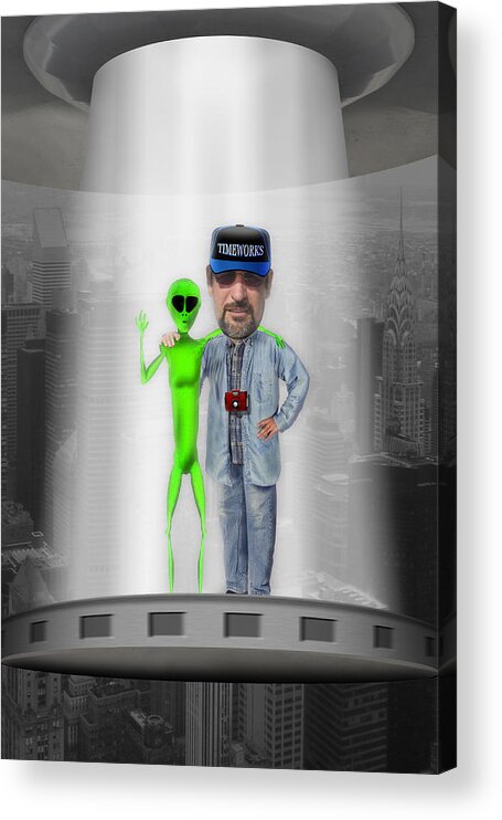 Alien Acrylic Print featuring the photograph Hangin with G by Mike McGlothlen