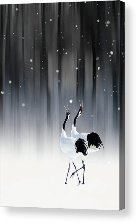 Creative Edit Acrylic Print featuring the photograph Happy New Year by Ikuo Iga