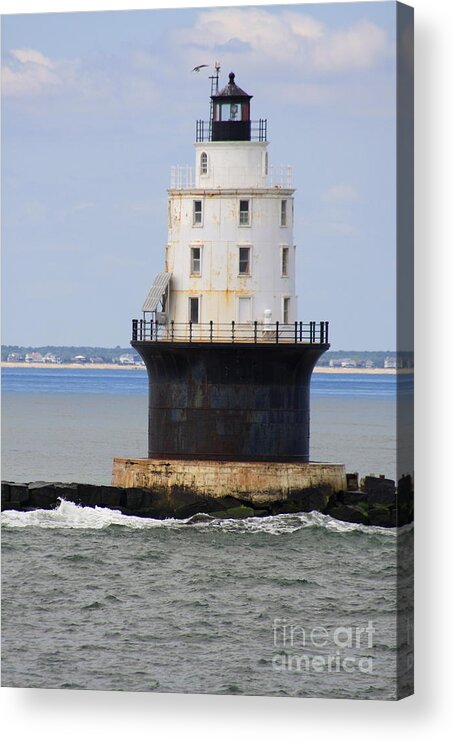 Harbor Of Refuge Light Acrylic Print featuring the photograph Harbor Of Refuge Light by Christiane Schulze Art And Photography