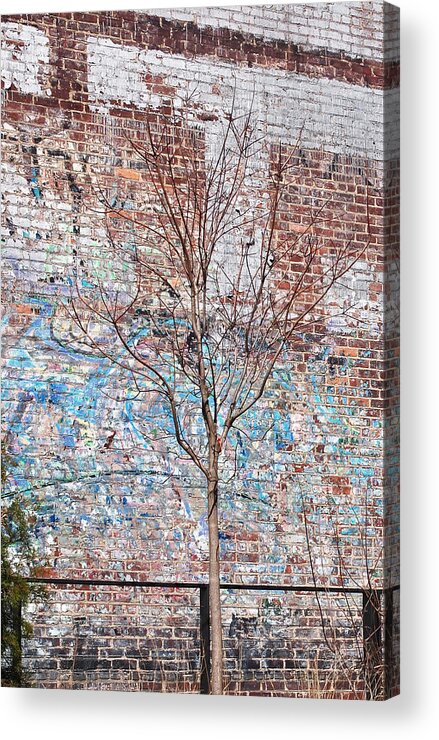 The High Line Acrylic Print featuring the photograph High Line Palimpsest by Rona Black