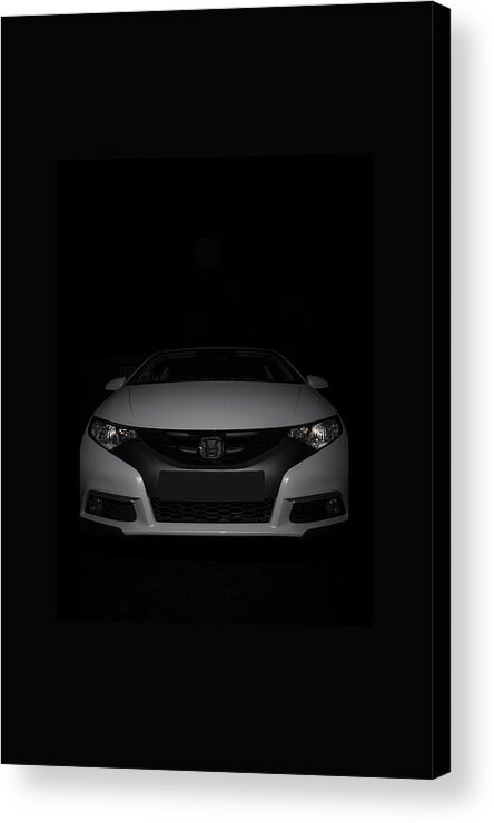 Car Acrylic Print featuring the photograph Honda civic by Paulo Goncalves