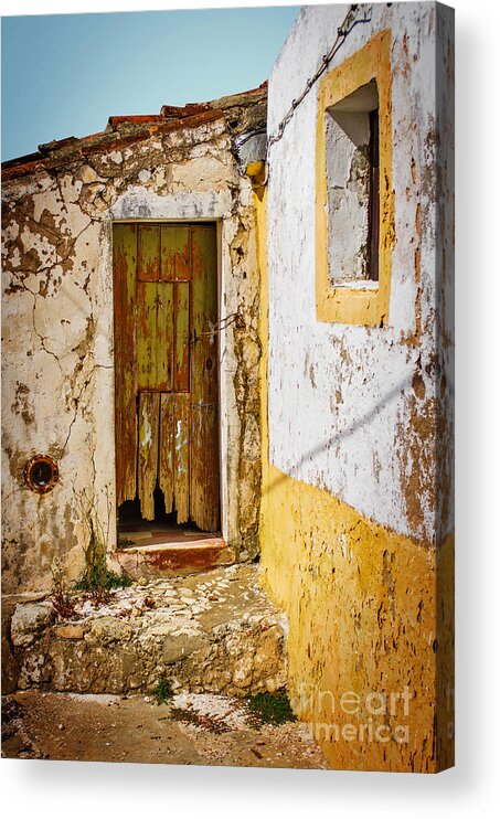 Old Acrylic Print featuring the photograph House Ruin by Carlos Caetano