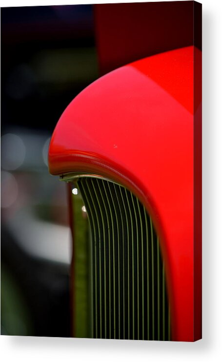 Red Acrylic Print featuring the photograph Hr-58 by Dean Ferreira
