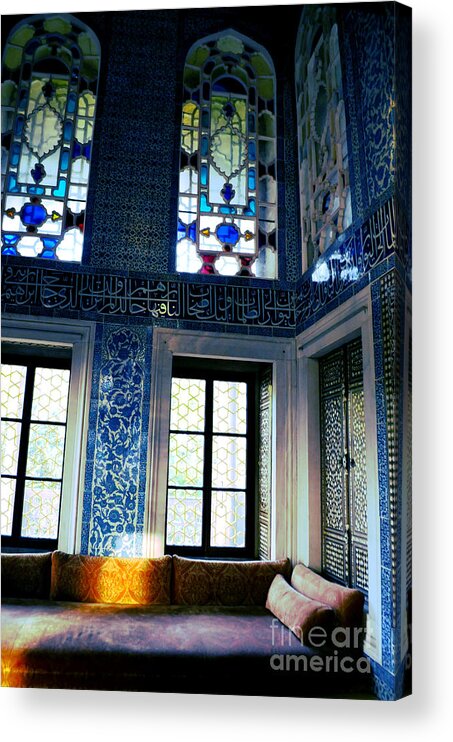 Palace Acrylic Print featuring the photograph Istanbul - Topkapi Palace by Haleh Mahbod