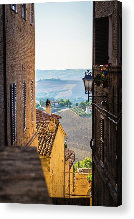 Outdoors Acrylic Print featuring the photograph Italian Country Village Rural by Deimagine