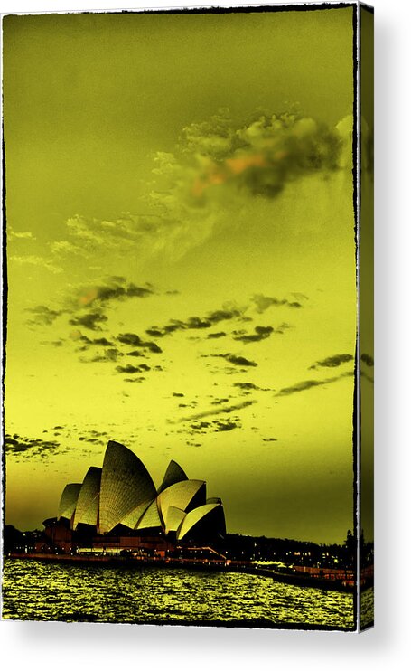 Opera Acrylic Print featuring the photograph Jazz at Opera House by Andrei SKY