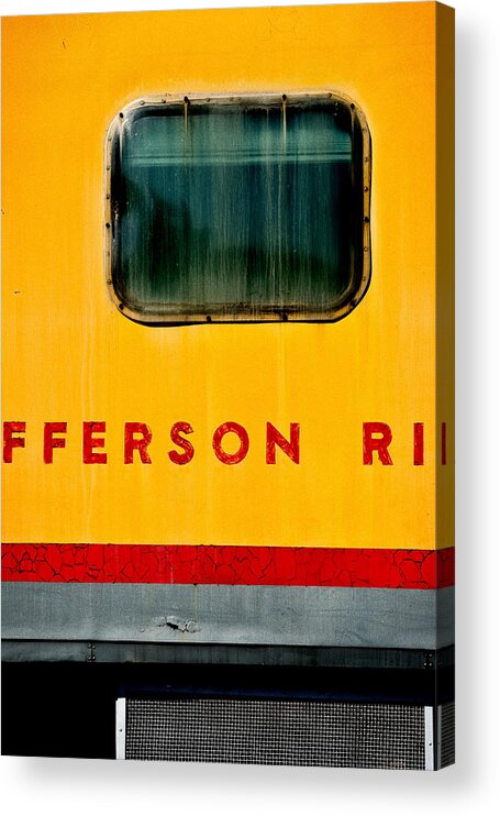 Train Acrylic Print featuring the photograph Jefferson River by Bud Simpson