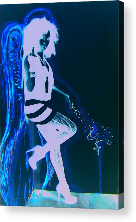 Giorgio Acrylic Print featuring the painting Judge not lest Ye be judged II by Giorgio Tuscani