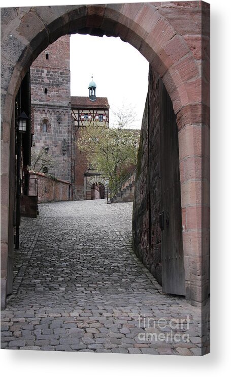 Castle Acrylic Print featuring the photograph Kaiserburg - Nuremberg by Christiane Schulze Art And Photography
