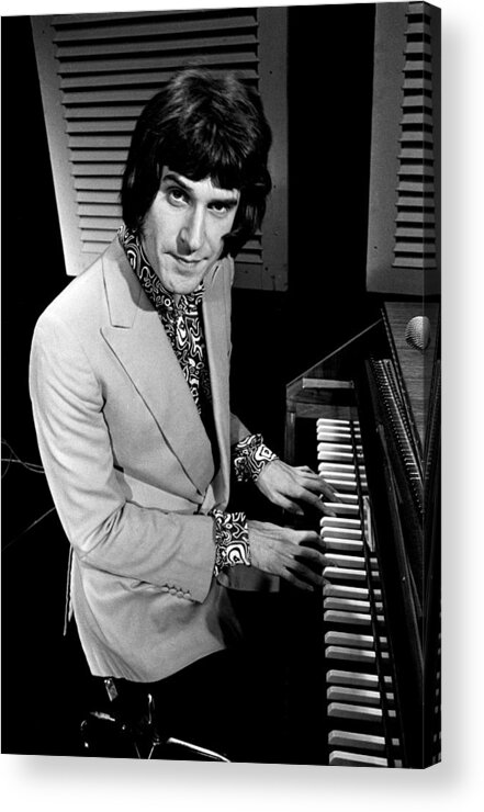 Kinks Acrylic Print featuring the photograph Kinks Ray Davies 1967 by Chris Walter