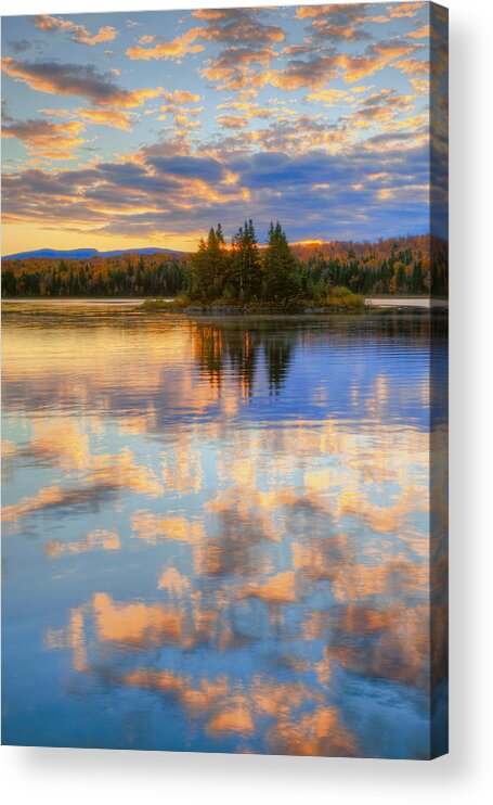 Sunrise Acrylic Print featuring the photograph Lake Francis Morning by Denise Bush