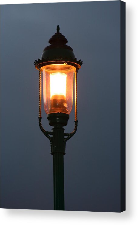 Lamp Post Acrylic Print featuring the photograph Lamp Post by Paula Brown